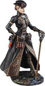 Steampunk woman figurine Steampunk miniatures 75 mm figures female doctor