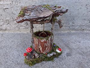 miniature wishing well 75mm miniatures miniature wishing well for a fairytale theme with 75 mm miniatures