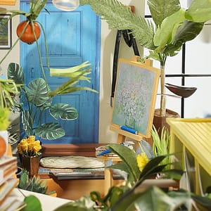 cathy flower house details Details of Cathy flower house miniature DIY kit