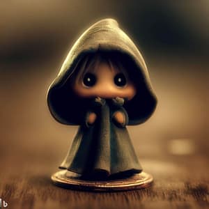 Painting miniature figures with acrylics Cute wizard game piece