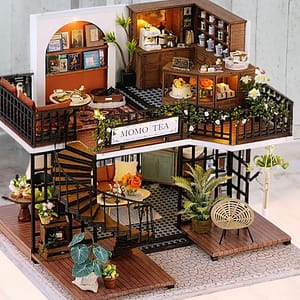 cutebee tea house Miniature Japanese tea house, DIY kit by Cutebee