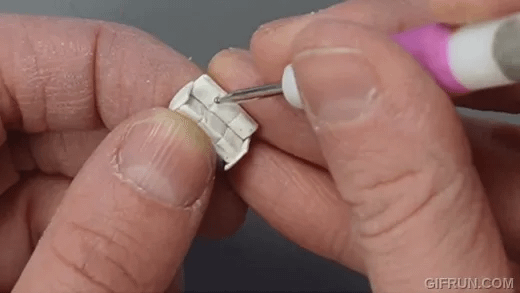 1/144 dollhouse couch by Queen City Minis Miniature couch at 1/144 dollhouse scale made with clay by Queen City Minis